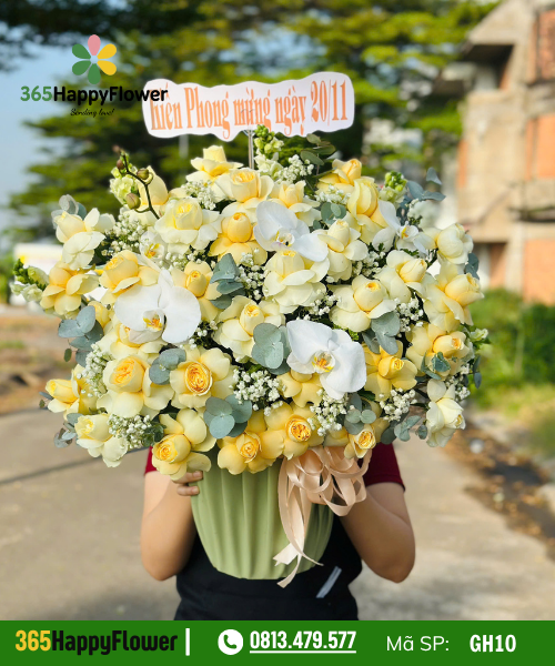 Giỏ hoa tươi – GH10