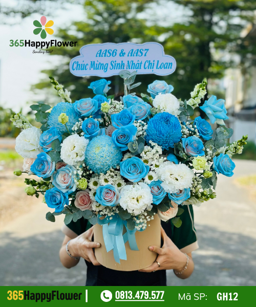Giỏ hoa tươi – GH12