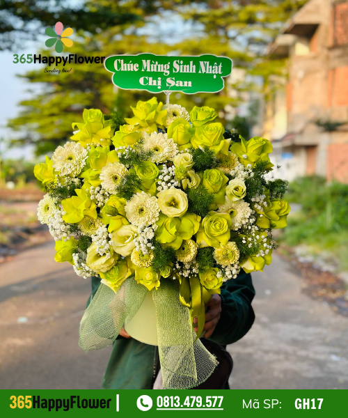 Giỏ hoa tươi – GH17