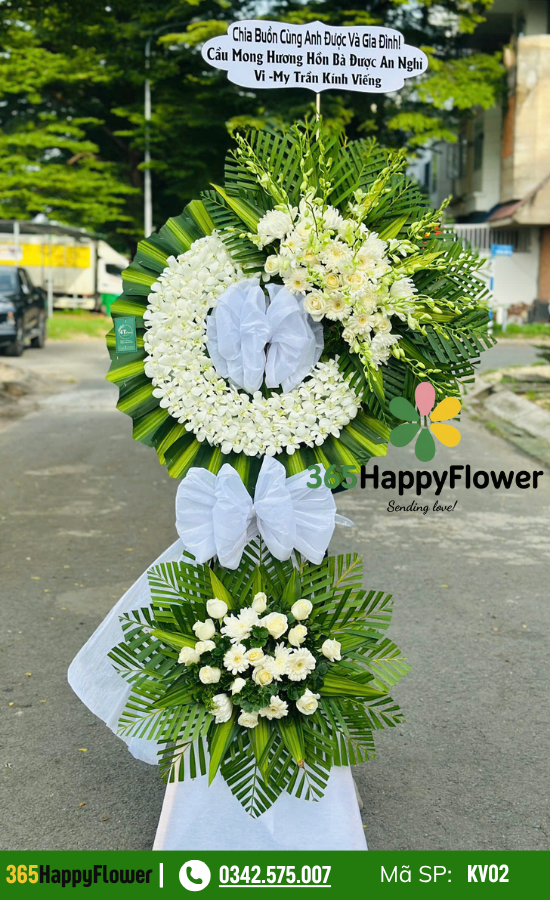 Kệ hoa viếng - KV02