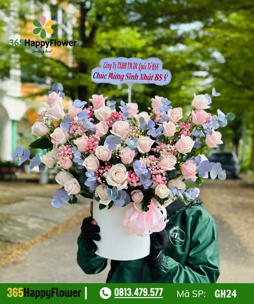 Giỏ hoa tươi – GH24