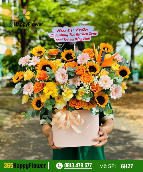 Giỏ hoa tươi – GH27