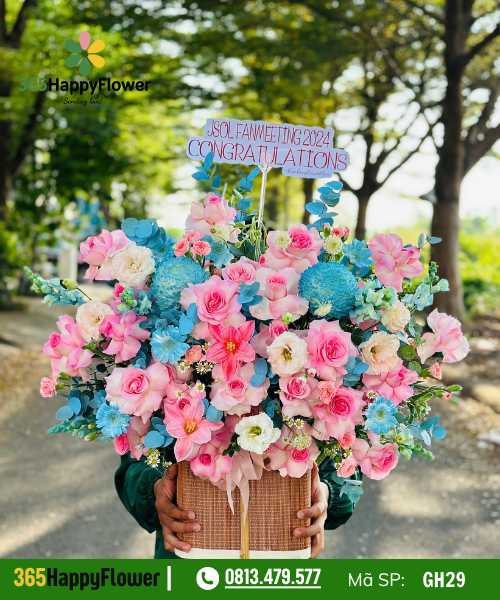 Giỏ hoa tươi – GH29