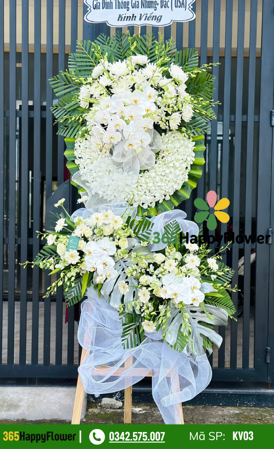 Kệ hoa viếng - KV03