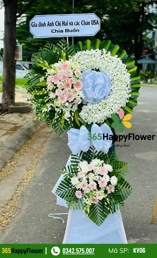 Kệ hoa viếng - KV06