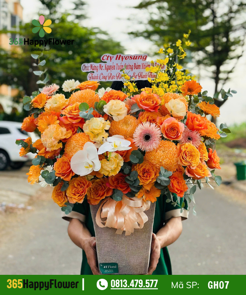 Giỏ hoa tươi – GH07